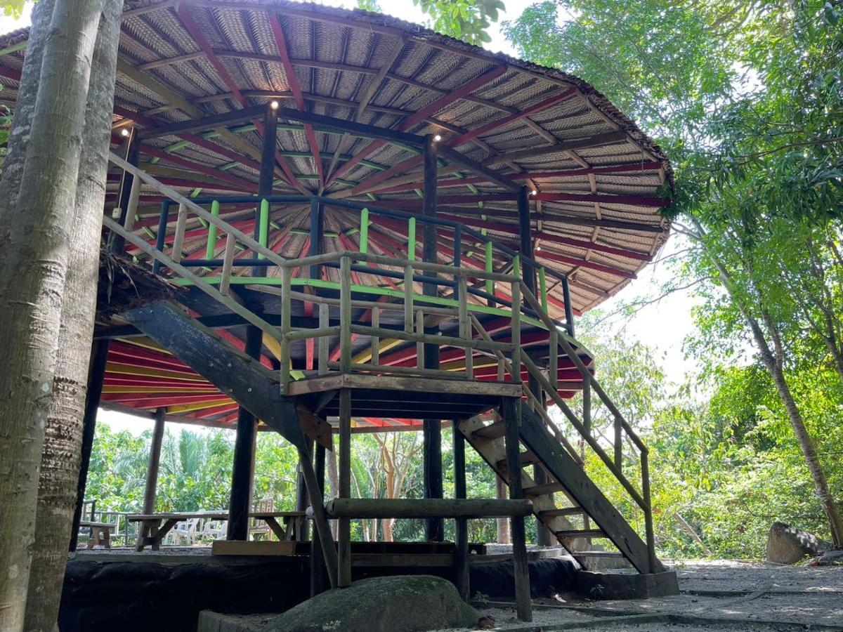 Ecohostal Rio Piedra El Zaino Bagian luar foto